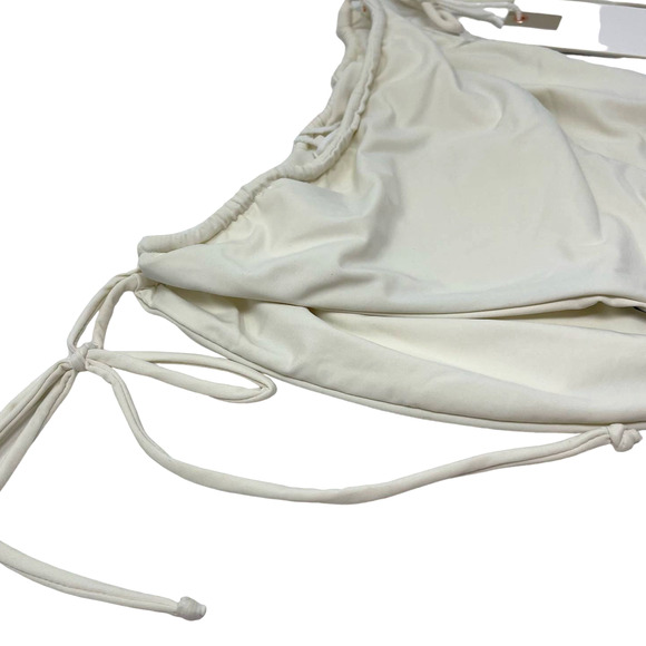 Good American Size XL Tiny Ties Swim Bottom Ivory Size 4 - Picture 4 of 9